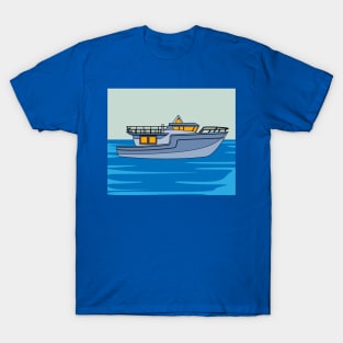 Ships In The Middle Of The Lake Ocean T-Shirt